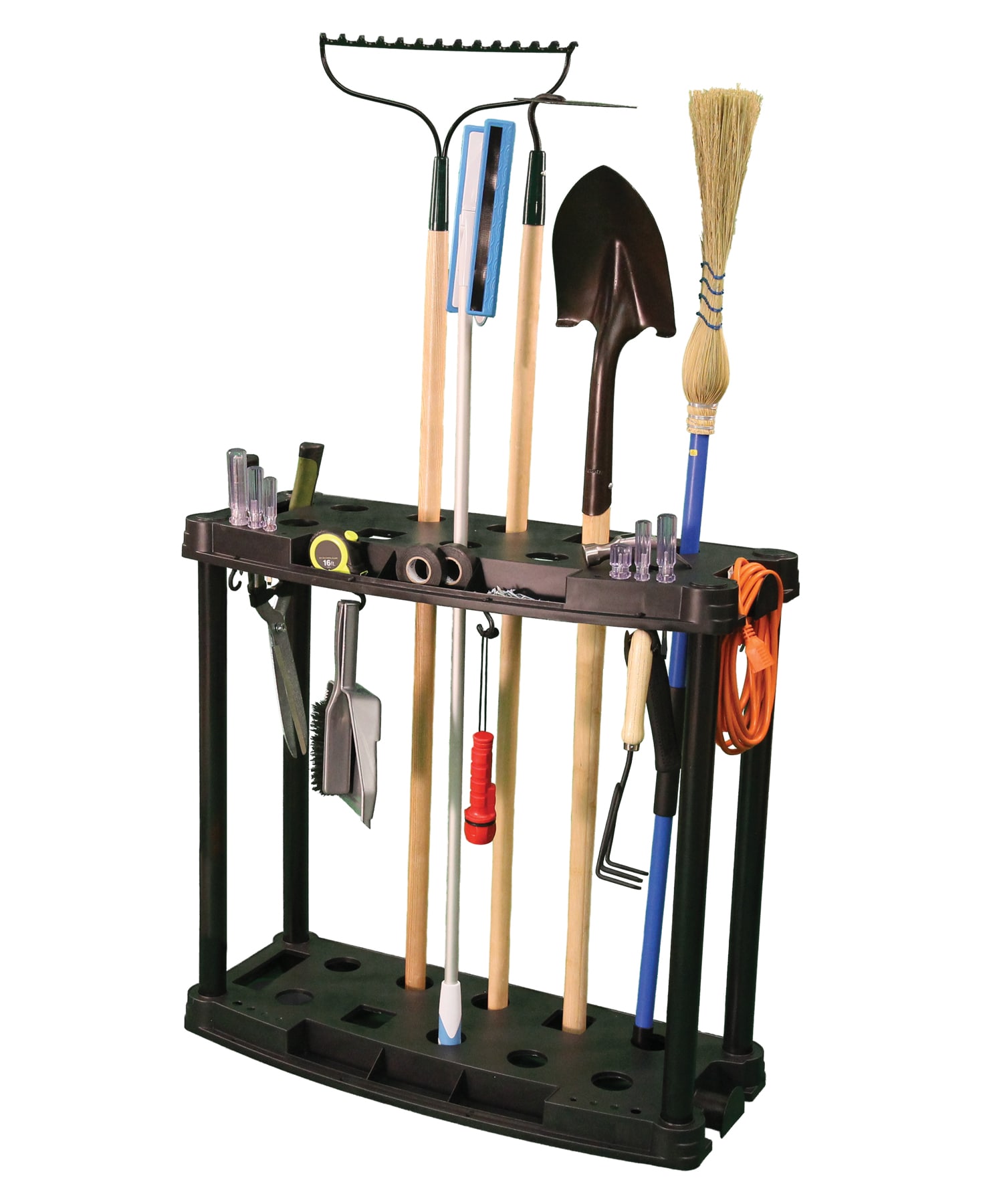 Wideskall Universal Galvanized Metal Utility Storage Hooks for Garden Tools Pack of 25