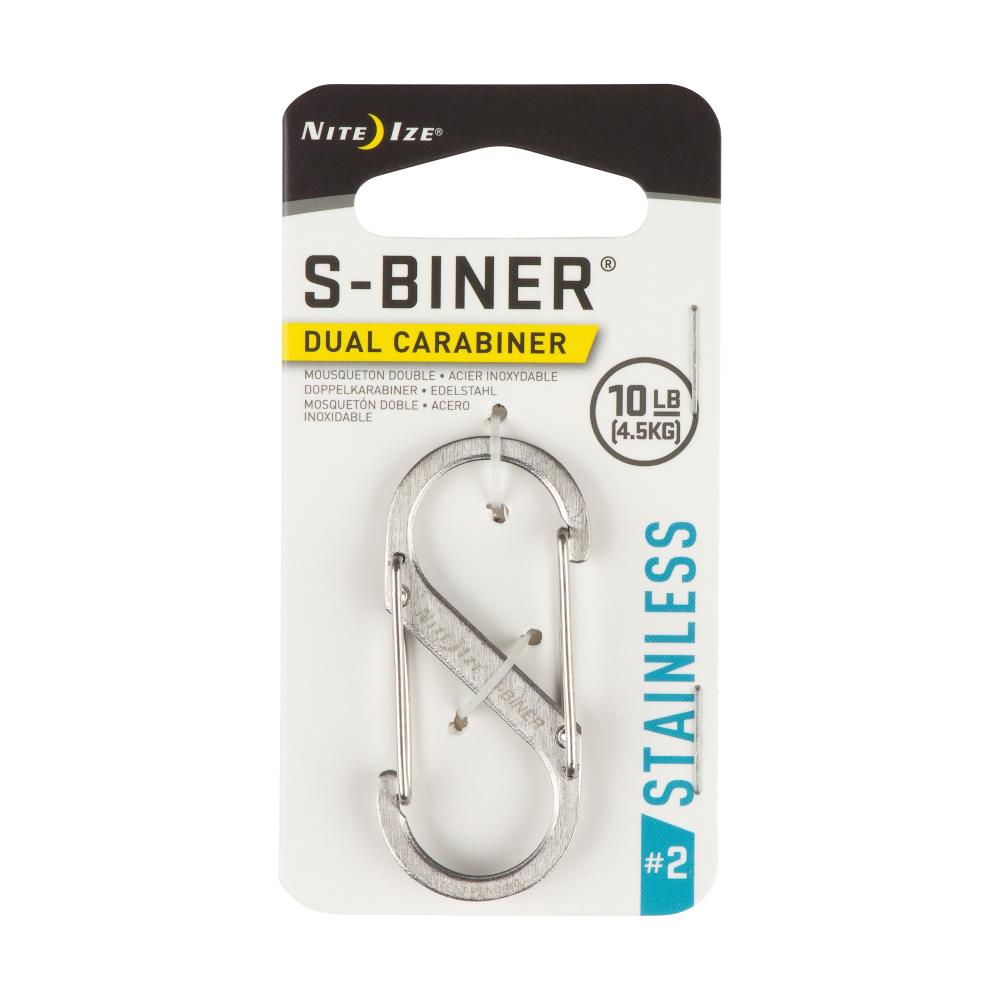 Nite Ize Infini-Key Chain Extra Large Carabiner Clip Stainless Steel KICL-11-R3
