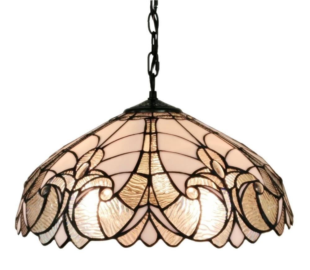 Stained Glass Hanging Pendant Light Ceiling Lamp Fixture Metal USA Warehouse 