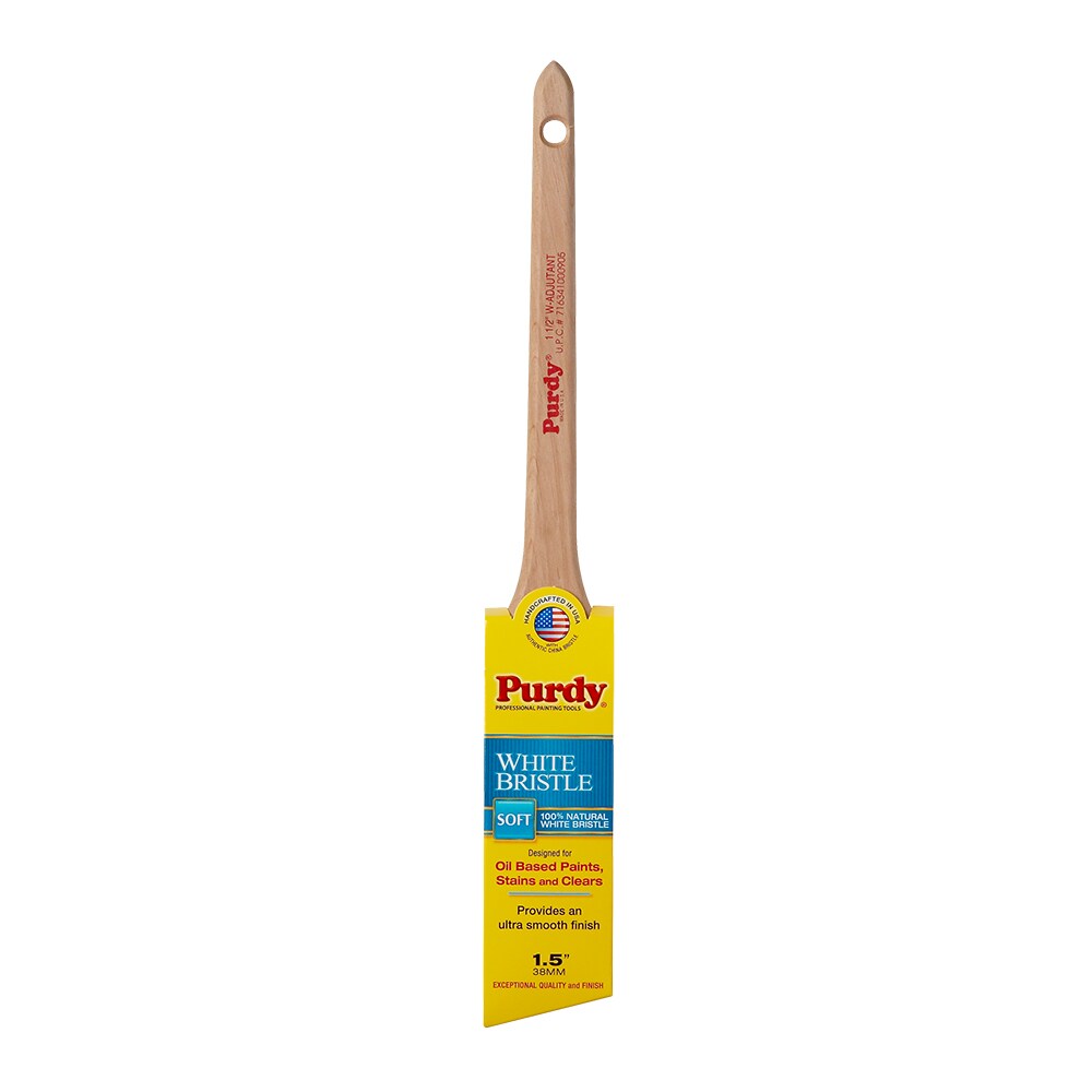 OIL BASED PAINTS,STAINS,CLEARS NEW PURDY 2.5" SPRIG WHITE BRISTLE PAINT BRUSH 