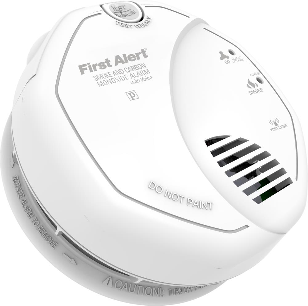 3 Pack First Alert Smoke and Carbon Monoxide Alarm Wireless Communication 