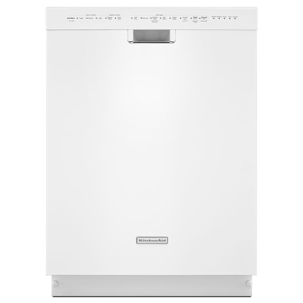 KitchenAid 20 Decibel Front Control 20 in Built In Dishwasher ...