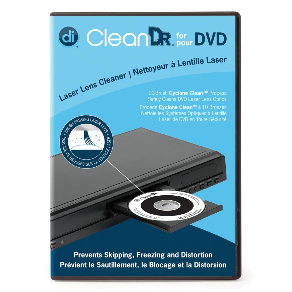 Set 1 CD/VCD/DVD Player Cleaner Kit Laser Lens Cleaning Disc with Double Brush Cleaning System 
