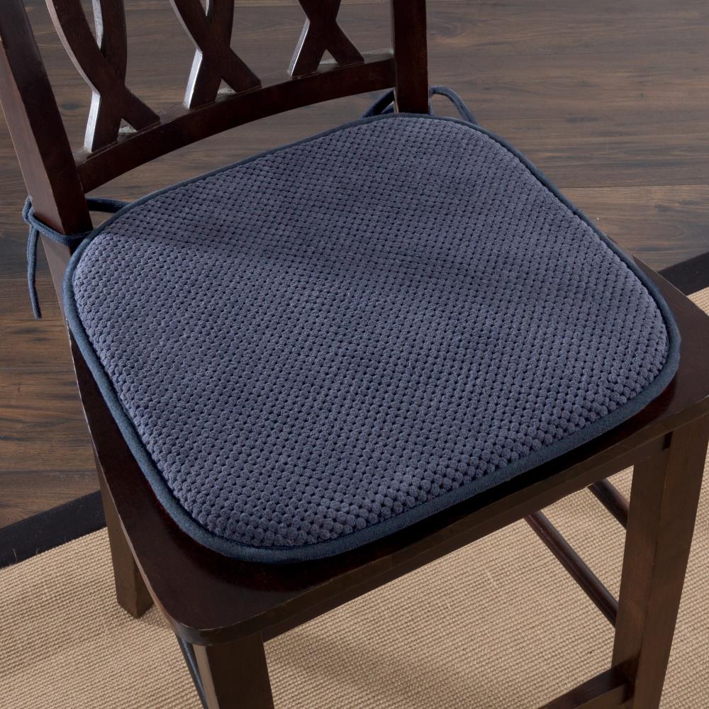 4 Burgundy Soft Chair Pad Cushions Non-Slip Kitchen Office Living Dining Folding 