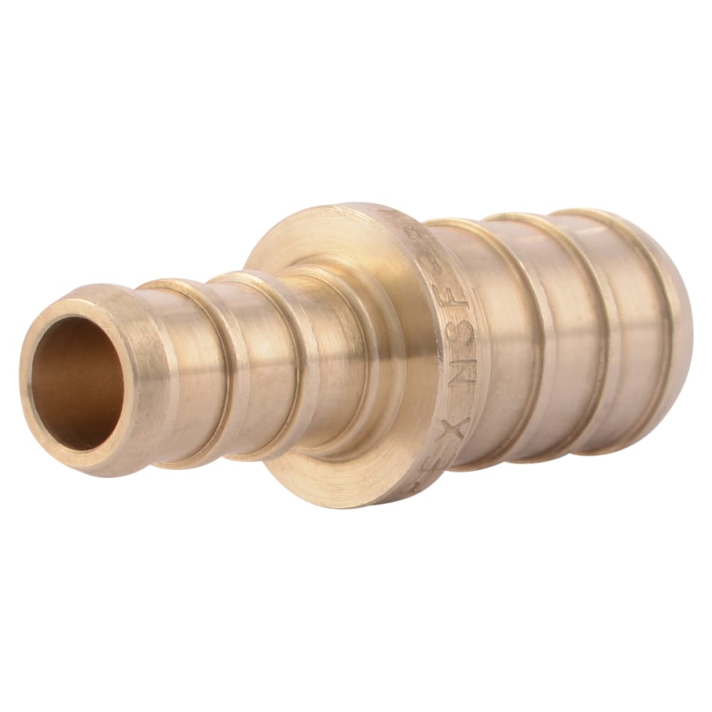 150 3/4 x 3/4 PEX Brass Lead Free Coupling Barbed Fitting Waterline Plumbing by The ROP Shop 