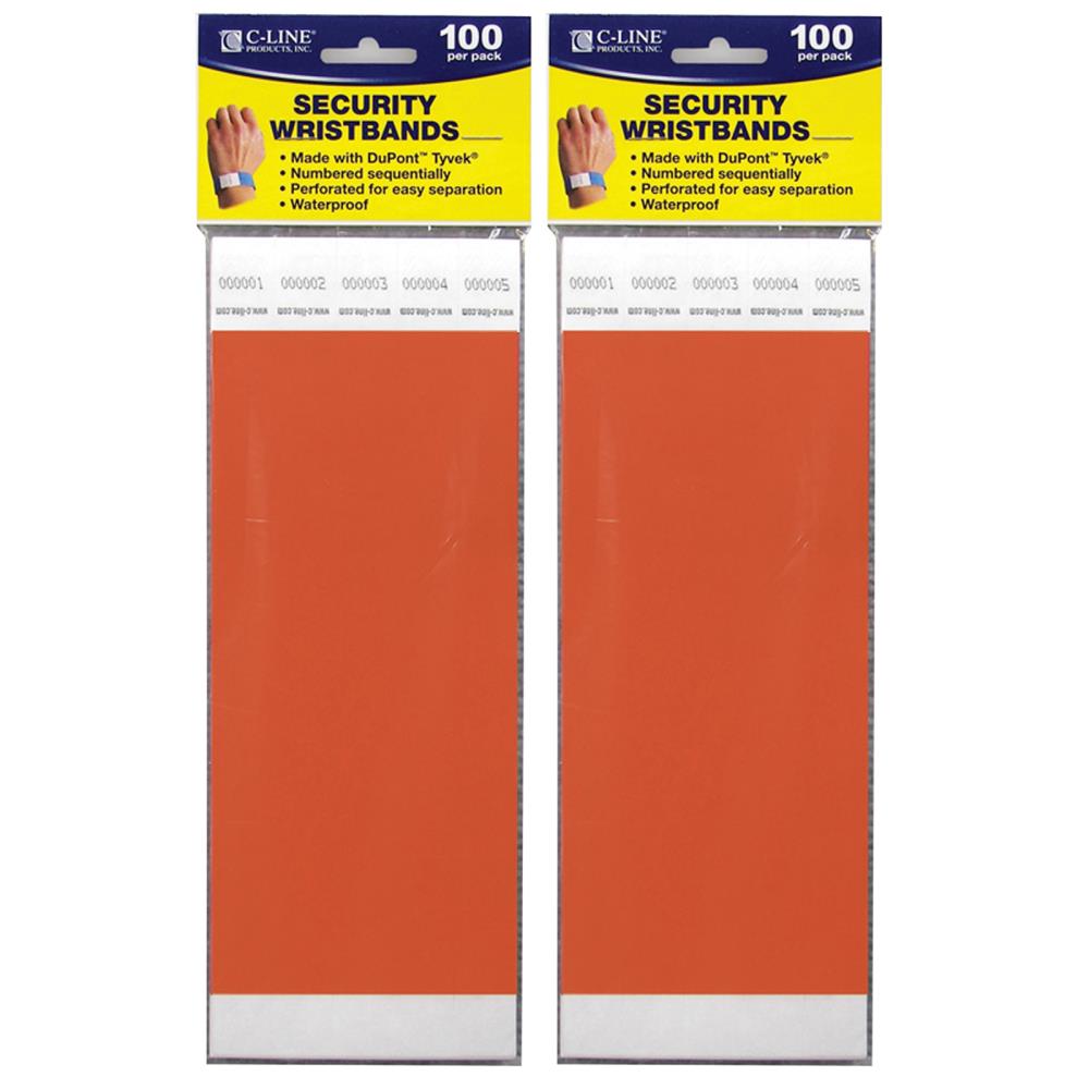 camera Duchess Thunder C-Line DuPont Tyvek Security Wristbands, Orange, 100 Per Pack, 2 Packs in  the Safety Accessories department at Lowes.com