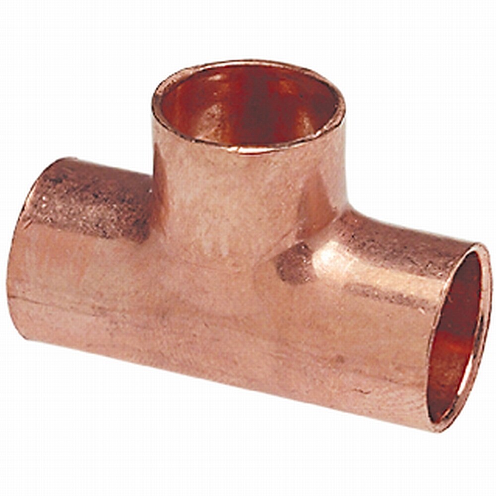 END FEED EQUAL TEES  FEMALE DIFFERENT SIZES COPPER 8MM-18MM PACK OF 10 