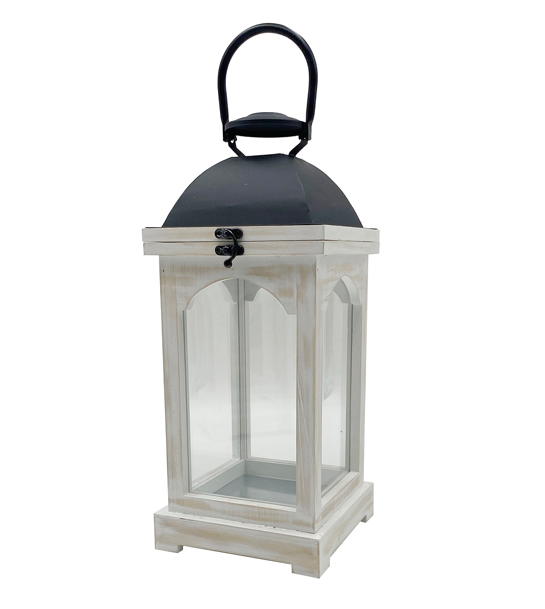 Gifts & Decor White Railroad Metal Cute Decorative Candle Lantern for sale online 
