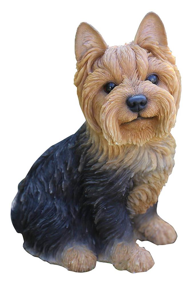YORKIE puppy TiNY DOG Figurine HAND PAINTED MINIATURE Mini YORKSHIRE TERRIER sm 
