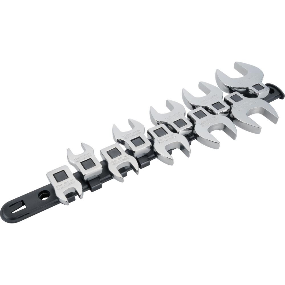 3/8" - 1'' Craftsman 10 pc 3/8" Drive Standard SAE Crowfoot Wrench Set 