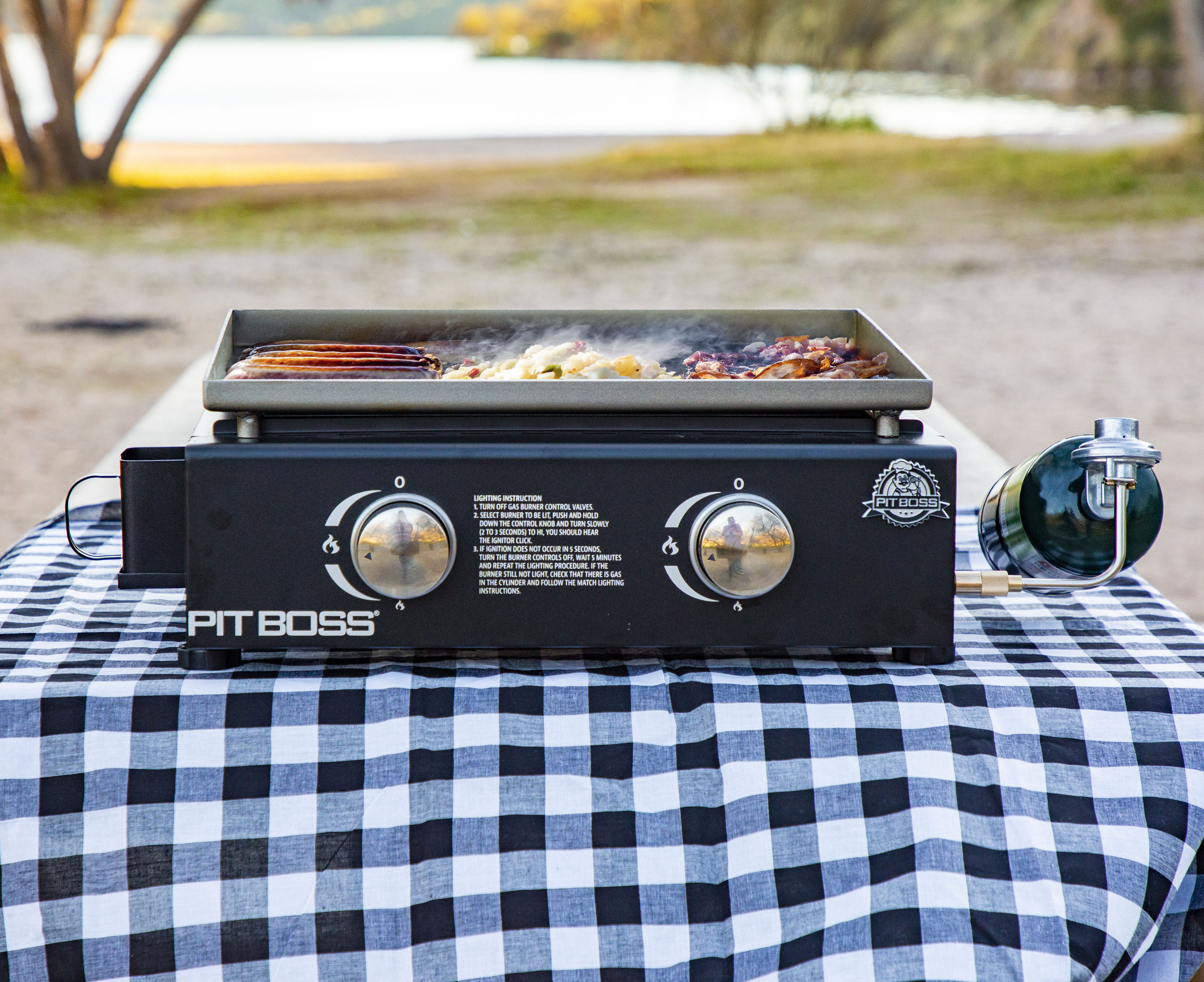 Pit Boss 2Burner Liquid Propane Flat Top Grill in the Flat Top Grills