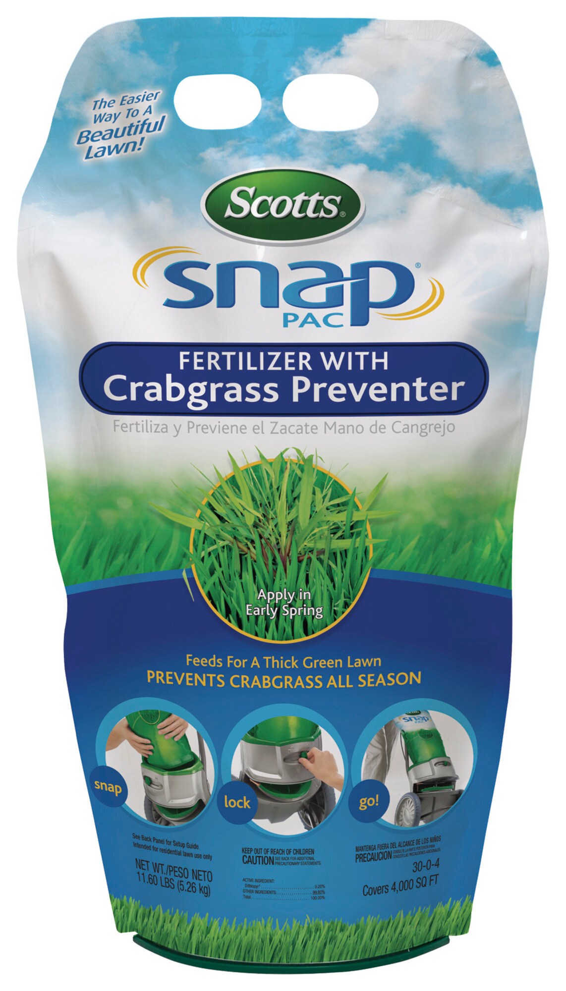 Scotts SNAP 15-lb Broadcast Spreader Yard Garden Lawn Fertilizer Seed Tool NEW 