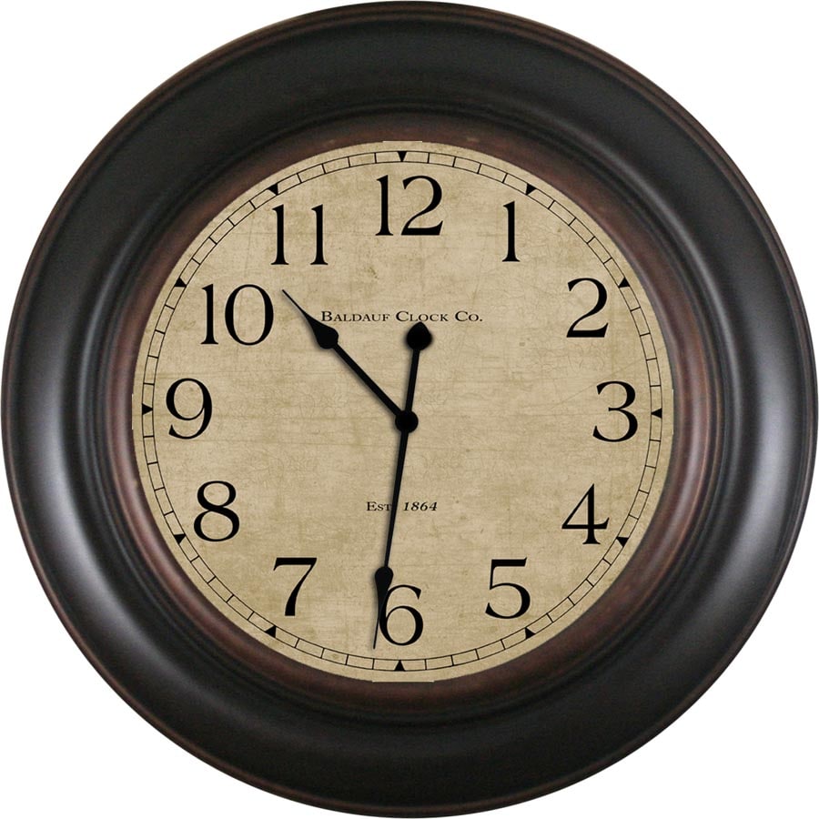 allen + roth Analog Round Wall Clock in the Clocks department at Lowes.com