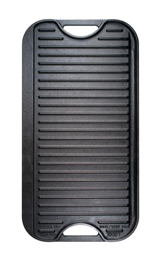 Lodge LPGI3 Cast Iron Reversible Grill and Griddle Black for sale online