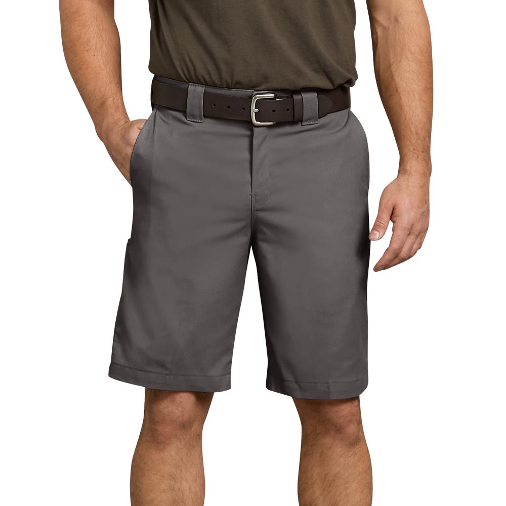 Mens 34 Gravel Gray Twill Cargo Work Shorts at Lowes.com