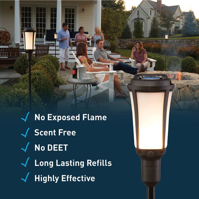 Thermacell Patio Shield Mosquito Repellent 60-in Black Resin Garden