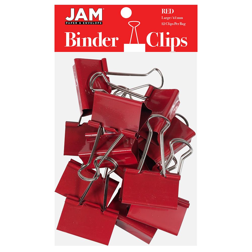 Right Gear 12 pack 1.25" binder clips 