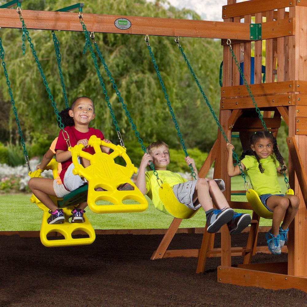 thunder ridge residential wood playset