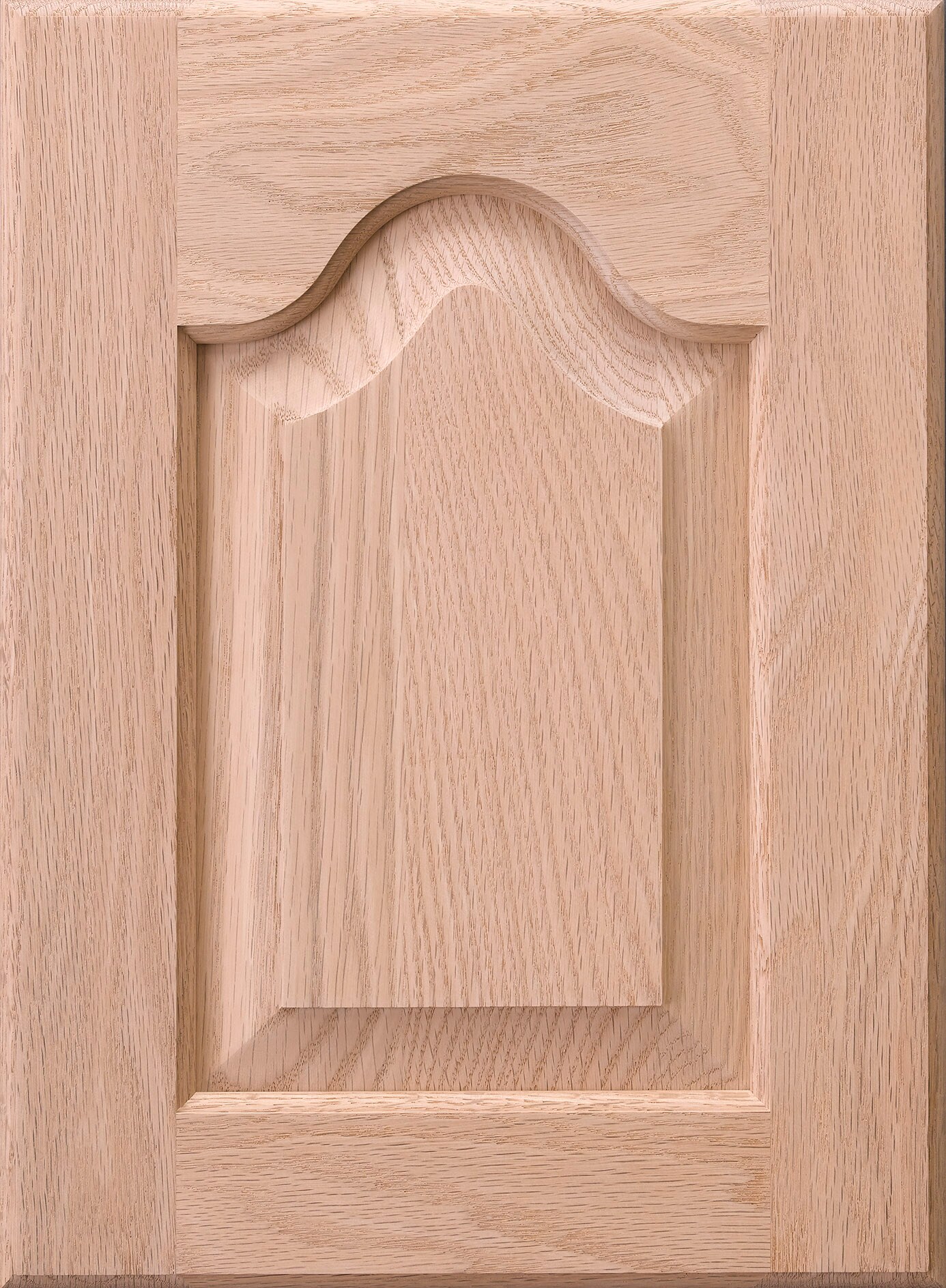 Unfinished Oak Cabinet Door Square with Raised Panel by Kendor 20H x 19W