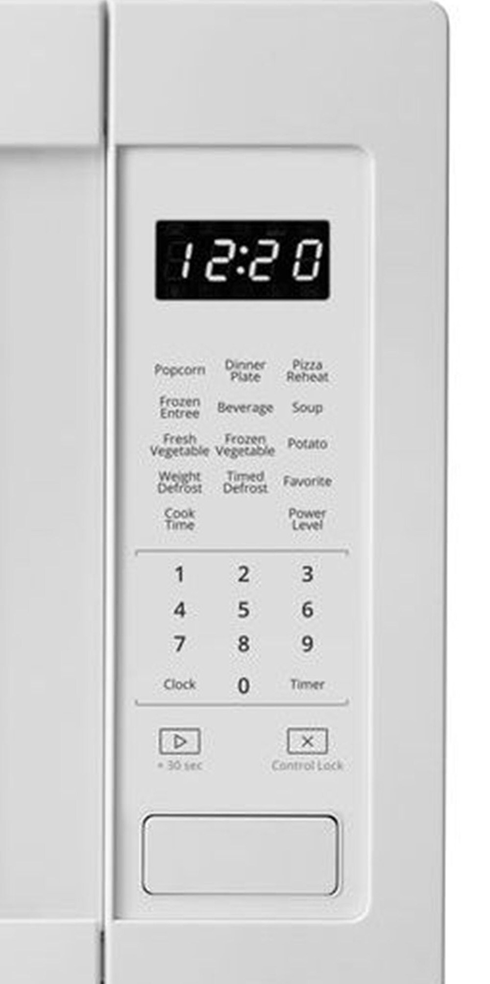 1.6-cu ft 1200-Watt Countertop (White) in the Countertop Microwaves department at Lowes.com