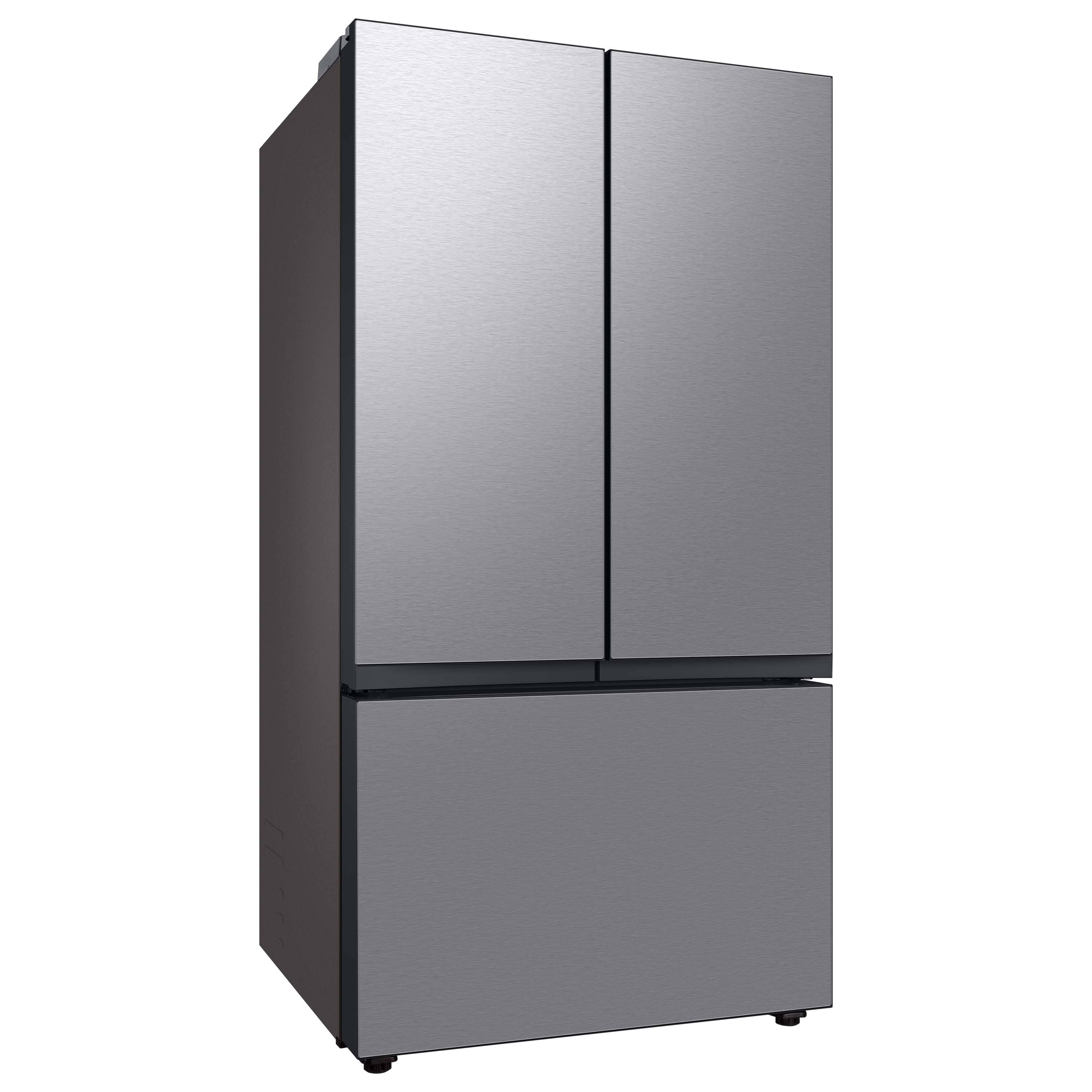 Samsung Bespoke 30.1-cu ft French Door Refrigerator with Dual Ice Maker (Stainless Steel- All Panels) ENERGY STAR