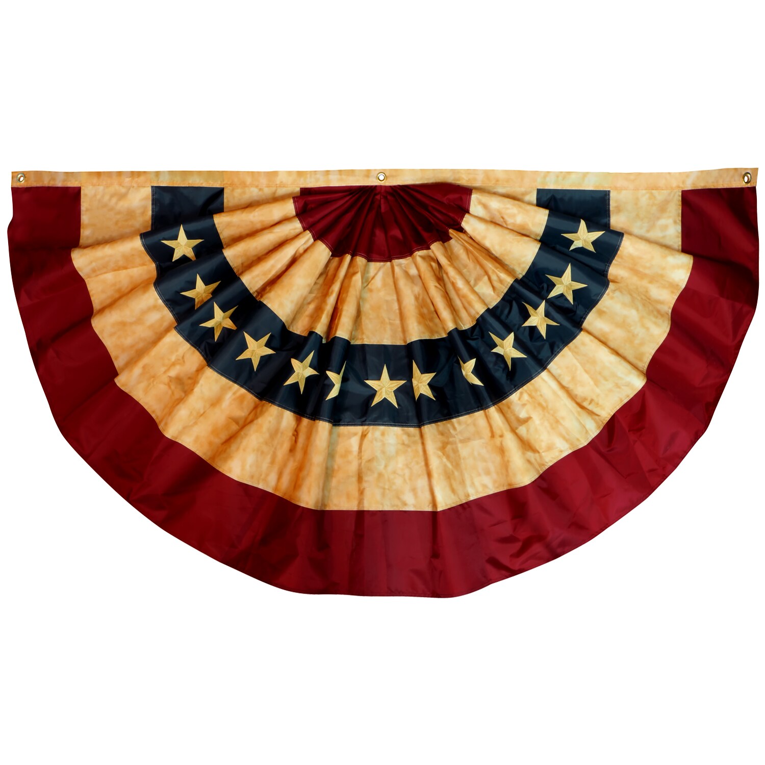 PATRIOTIC USA BUNTING AMERICAN FLAG POLYESTER DOUBLE SIDED 5 X 3 FT 4th of July 