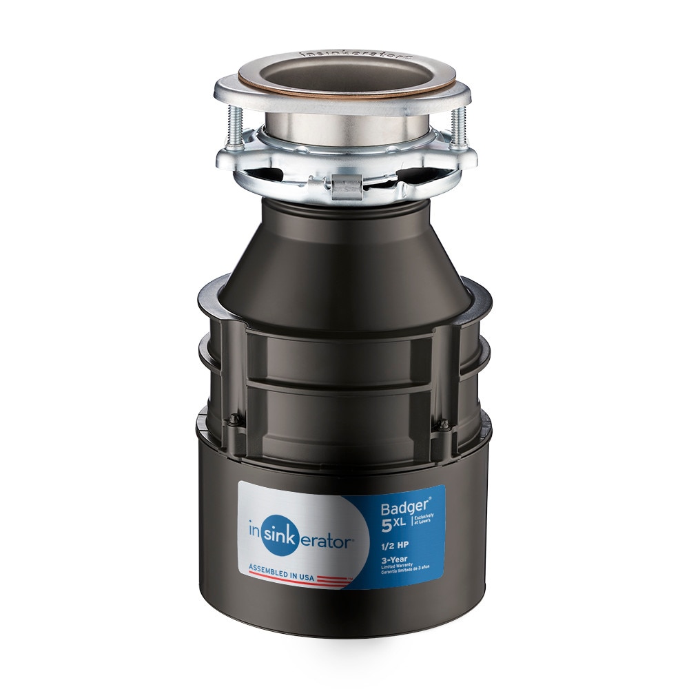 InSinkErator Badger 5XL Continuous Garbage Disposal in the Garbage Disposals department at Lowes.com