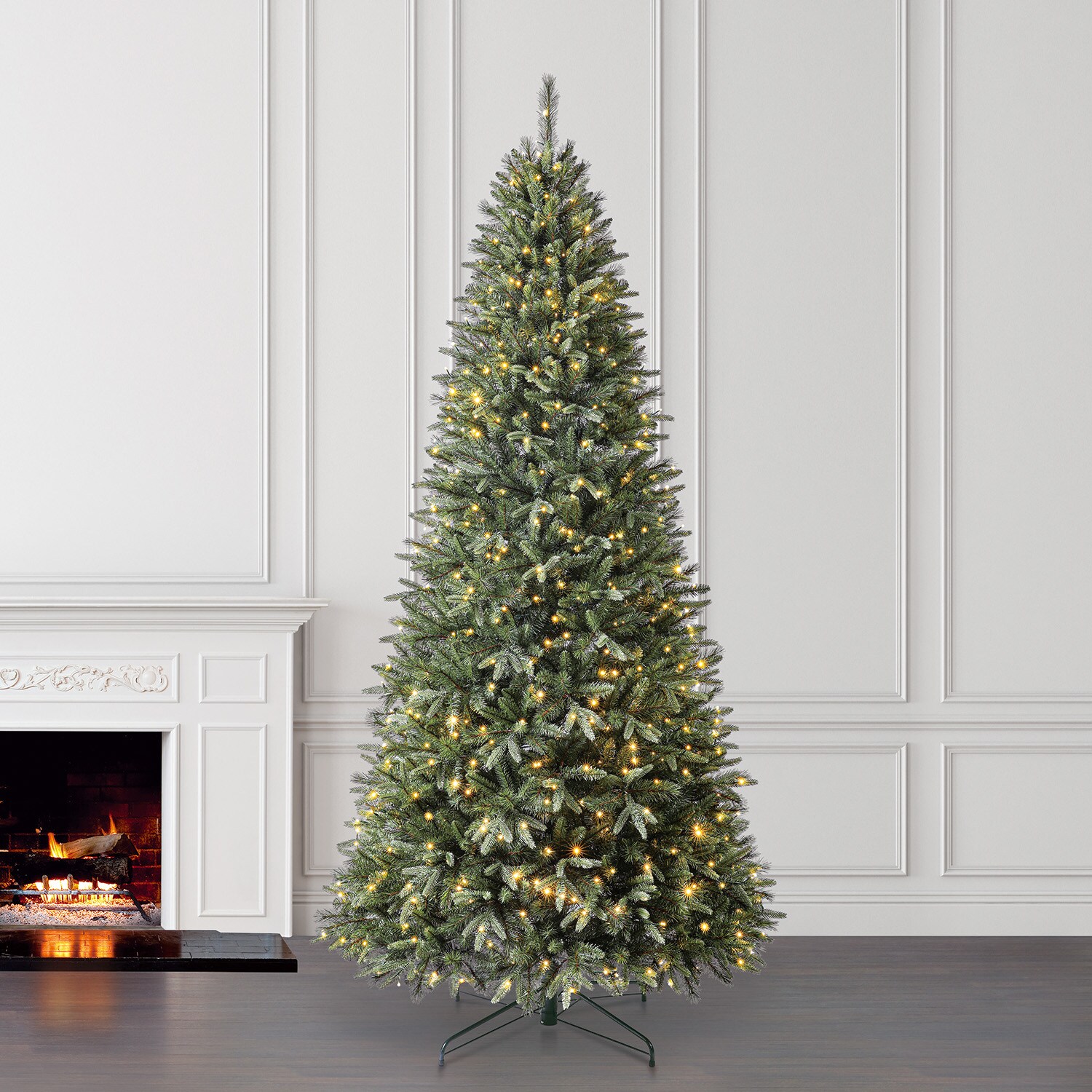 Holiday Living 9-ft Brighton Spruce Pre-lit Artificial Christmas Tree with 700 Color Changing 