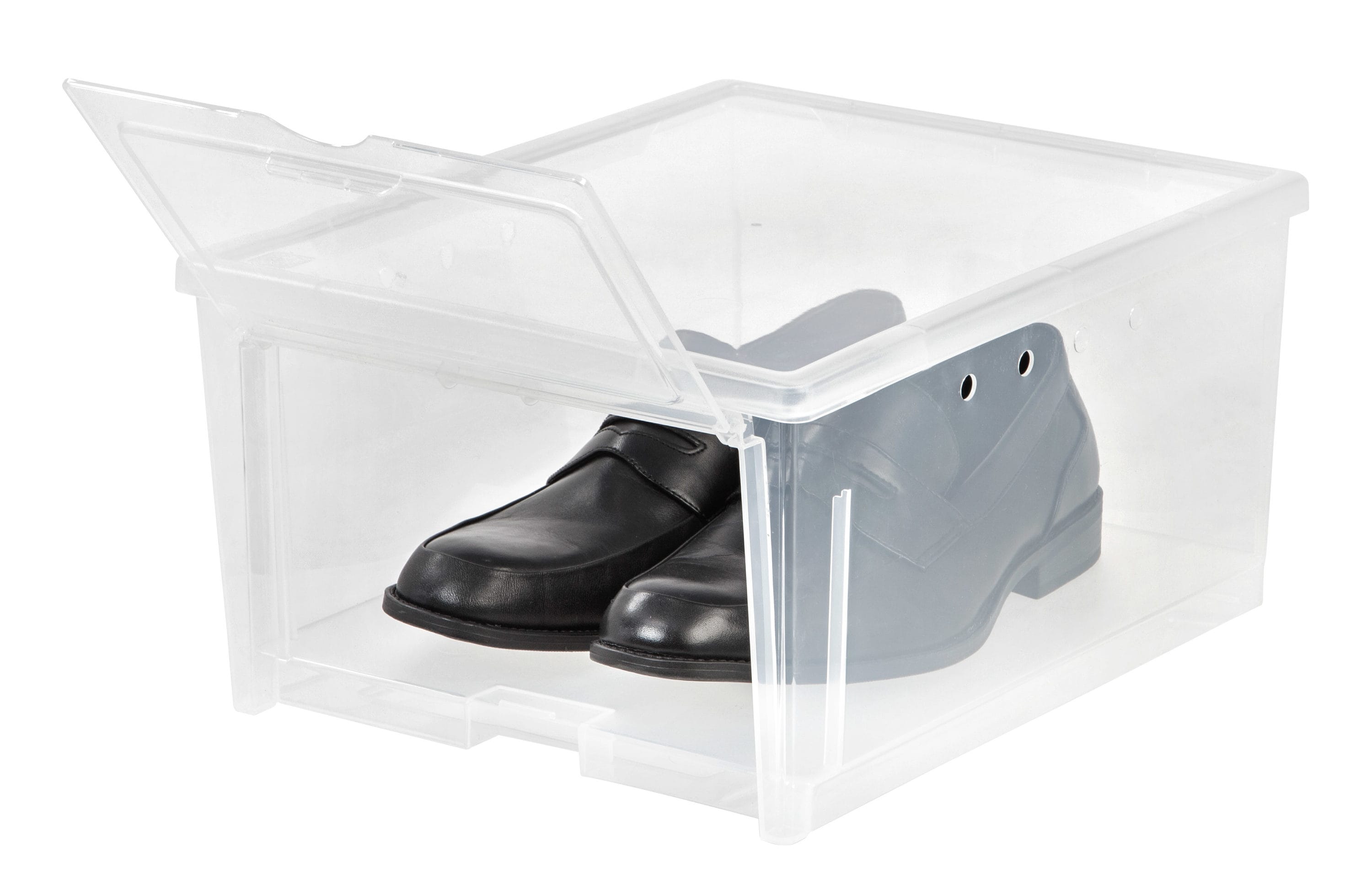IRIS Easy Access Men's Shoe Box 4 Pack 