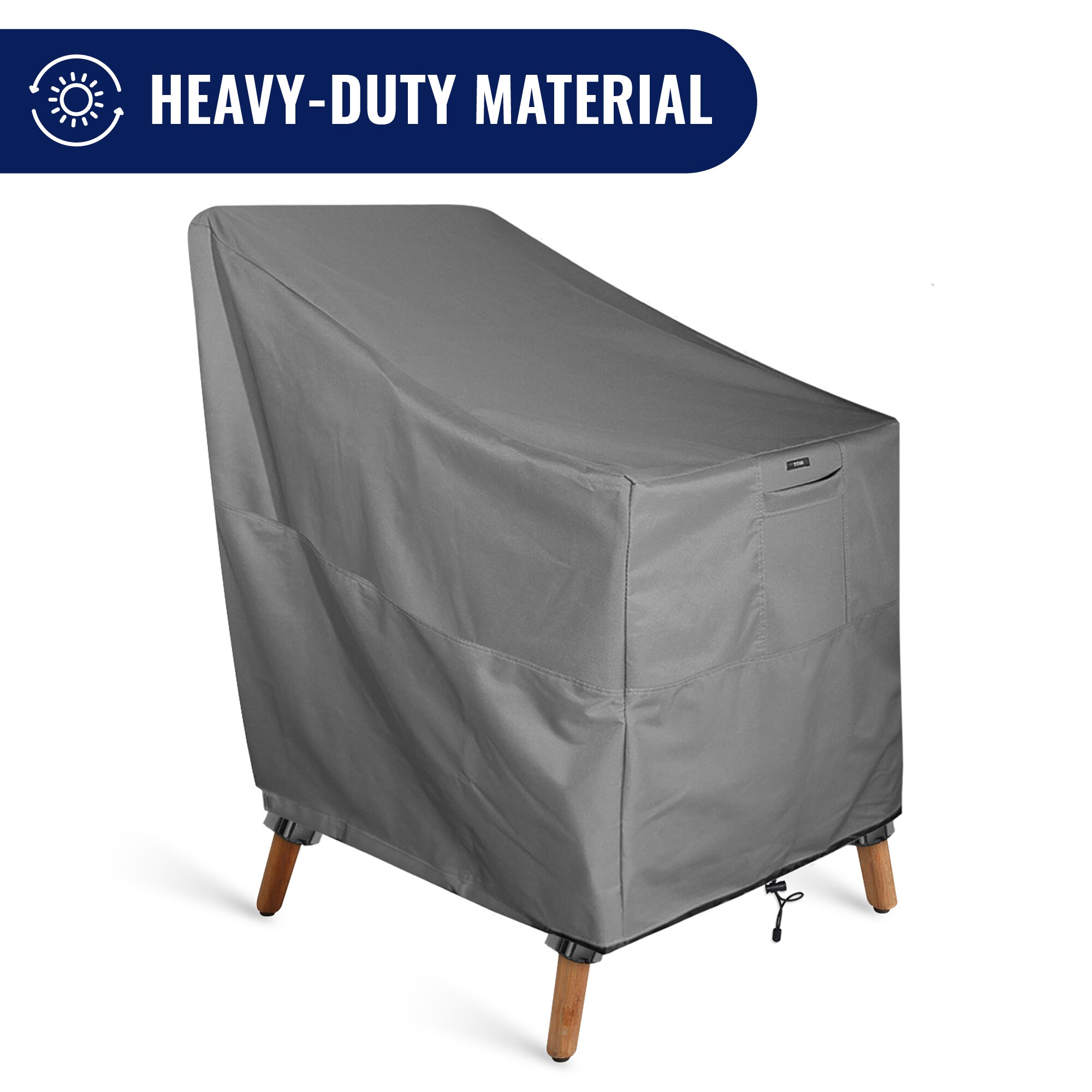 BBQ Grill Cover Shield Elasticated Hem with Drawstring Toggle & Fastening Clips 
