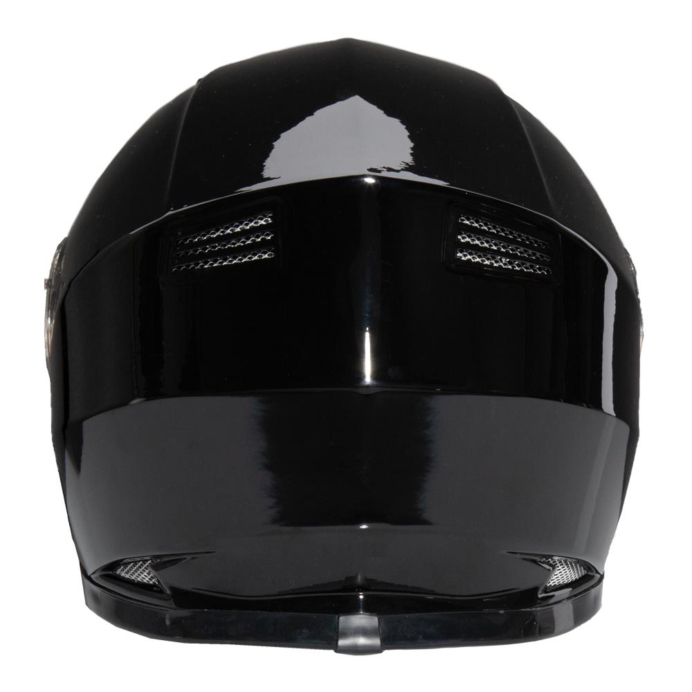 raider youth black snowmobile helmet