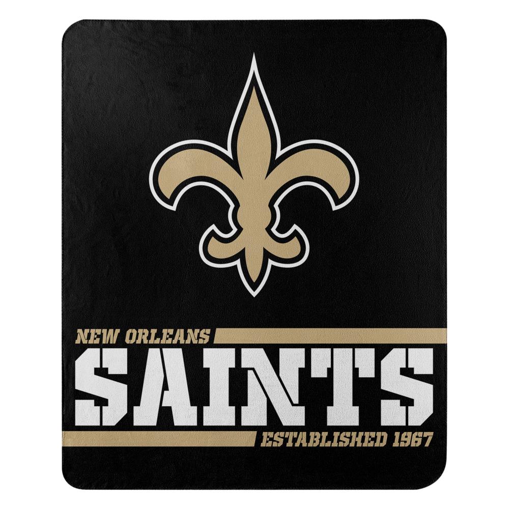 New Orleans Saints Split Wide Fleece Decke 