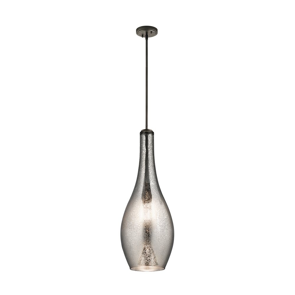 mercury glass pendant light