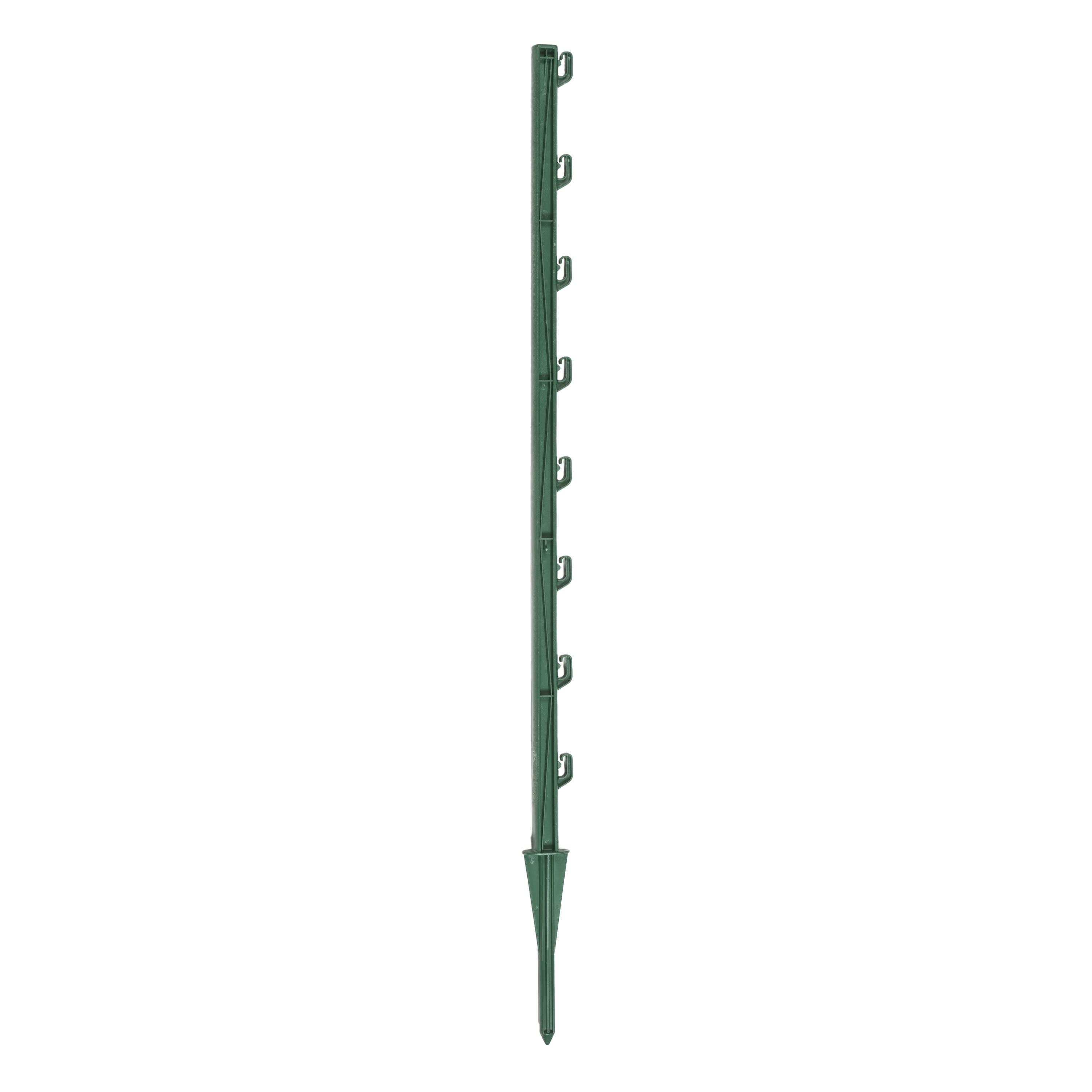 20 X GREEN PLASTIC POLY MULTIWIRE POSTS 138CM/4ft5" TALL ELECTRIC FENCING POST 