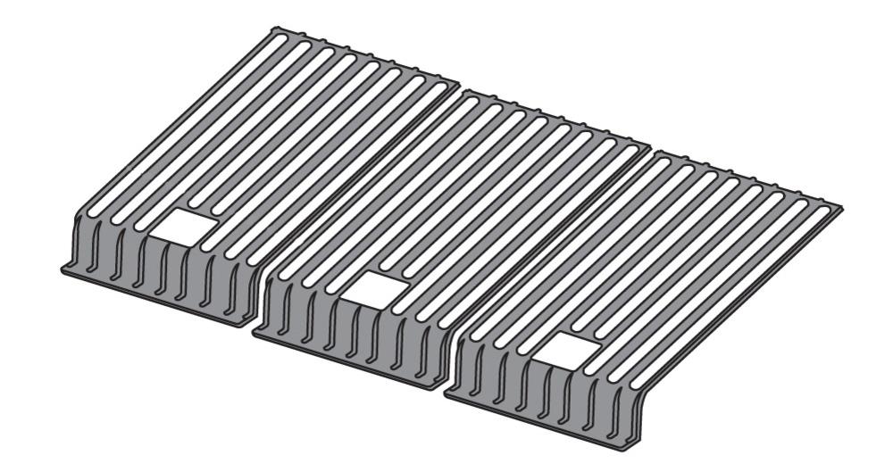 Broilmaster G-3 Single Post Gloss Cast Iron Cooking Grid Replacement Part 