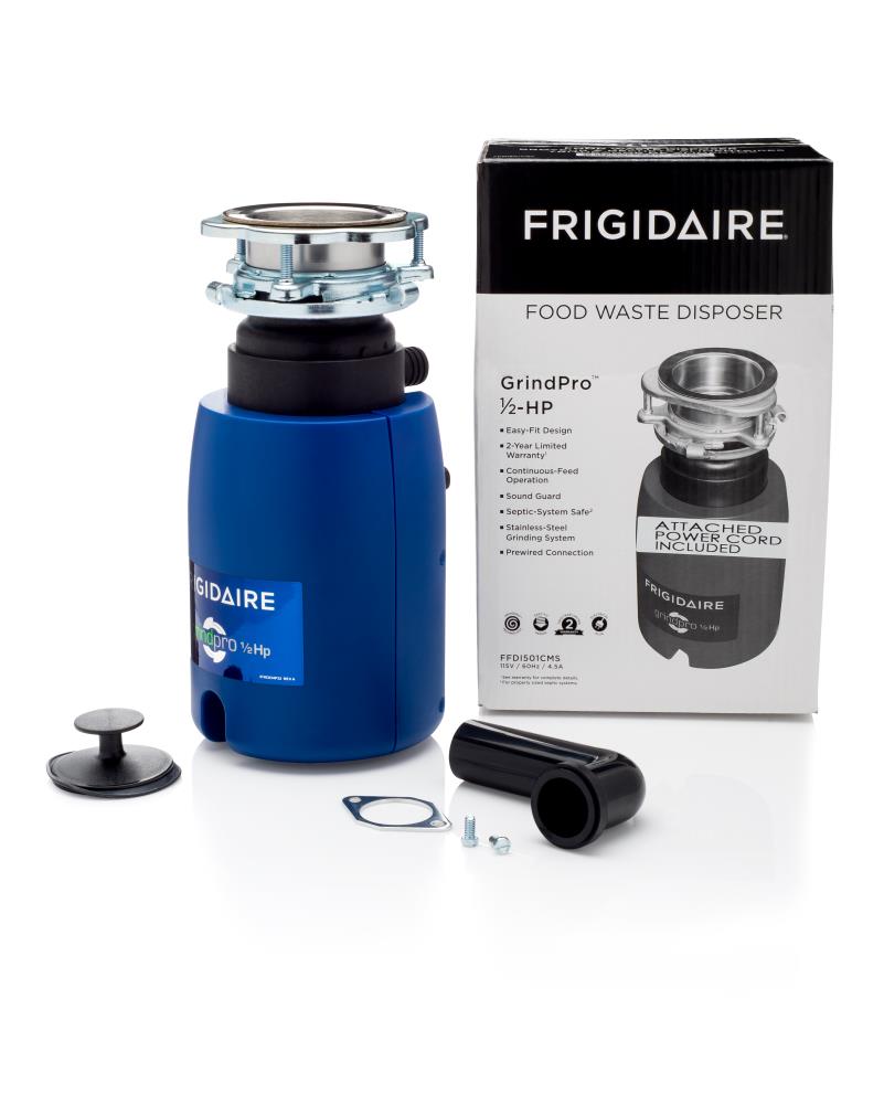 1 1/4 Horsepower Frigidaire FF13DISPC1 1.25 HP Corded Garbage Disposer for Kitchen Sinks 