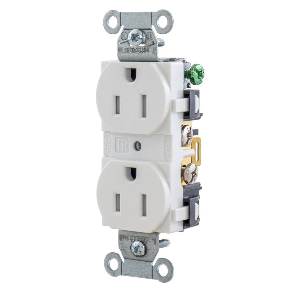 Details about   Hubbell HBL8200SGGY Tamper Resistant Receptacle 
