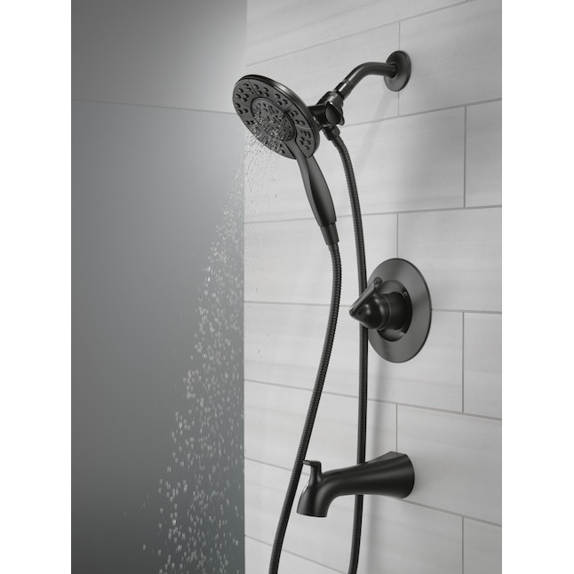 Delta Nura 144710-RB-I 1-Handle Bathtub Faucet and Multi-Function Showerhead 