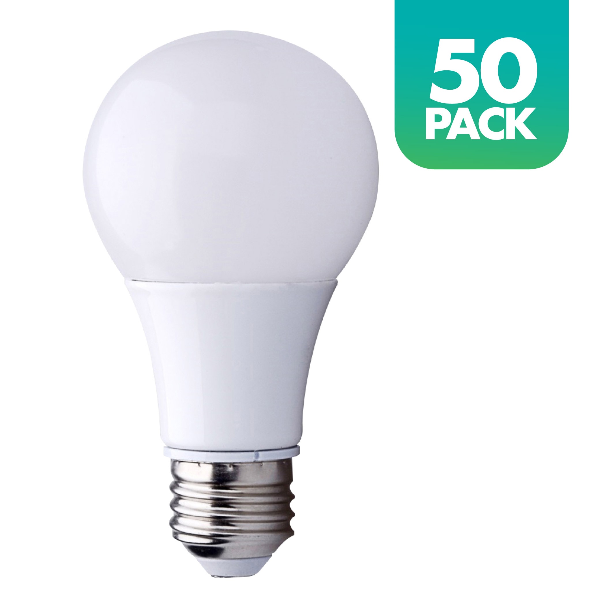 Enumerate festspil Leopard Simply Conserve ENERGY STAR 60-Watt EQ A19 Daylight Medium Base (e-26)  Dimmable LED Light Bulb (50-Pack) in the General Purpose LED Light Bulbs  department at Lowes.com