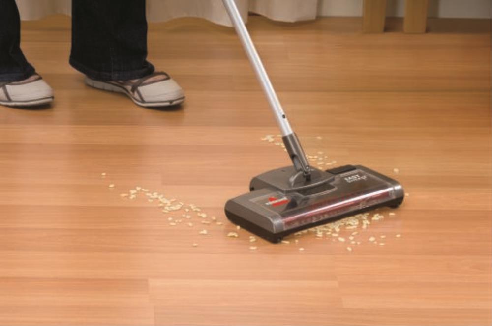 BISSELL Easy Sweep Cordless Rechargeable Sweeper 15D1A Gray 
