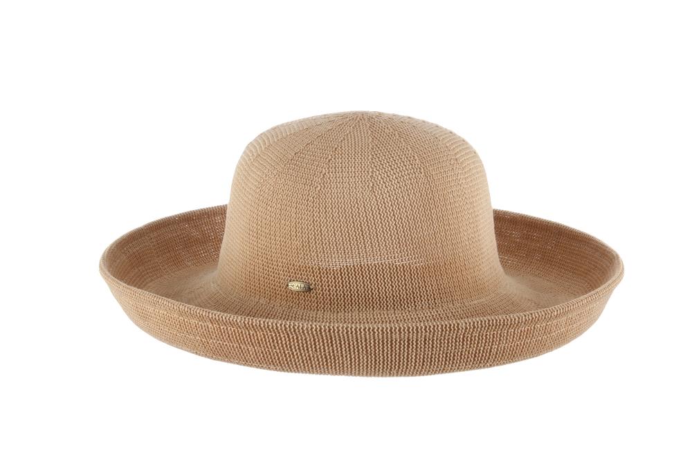 Dorfman Pacific Ladies Scala Knitted Poly Straw Hat with 3in. Brim- Os-  Natural in the Hats department at Lowes.com