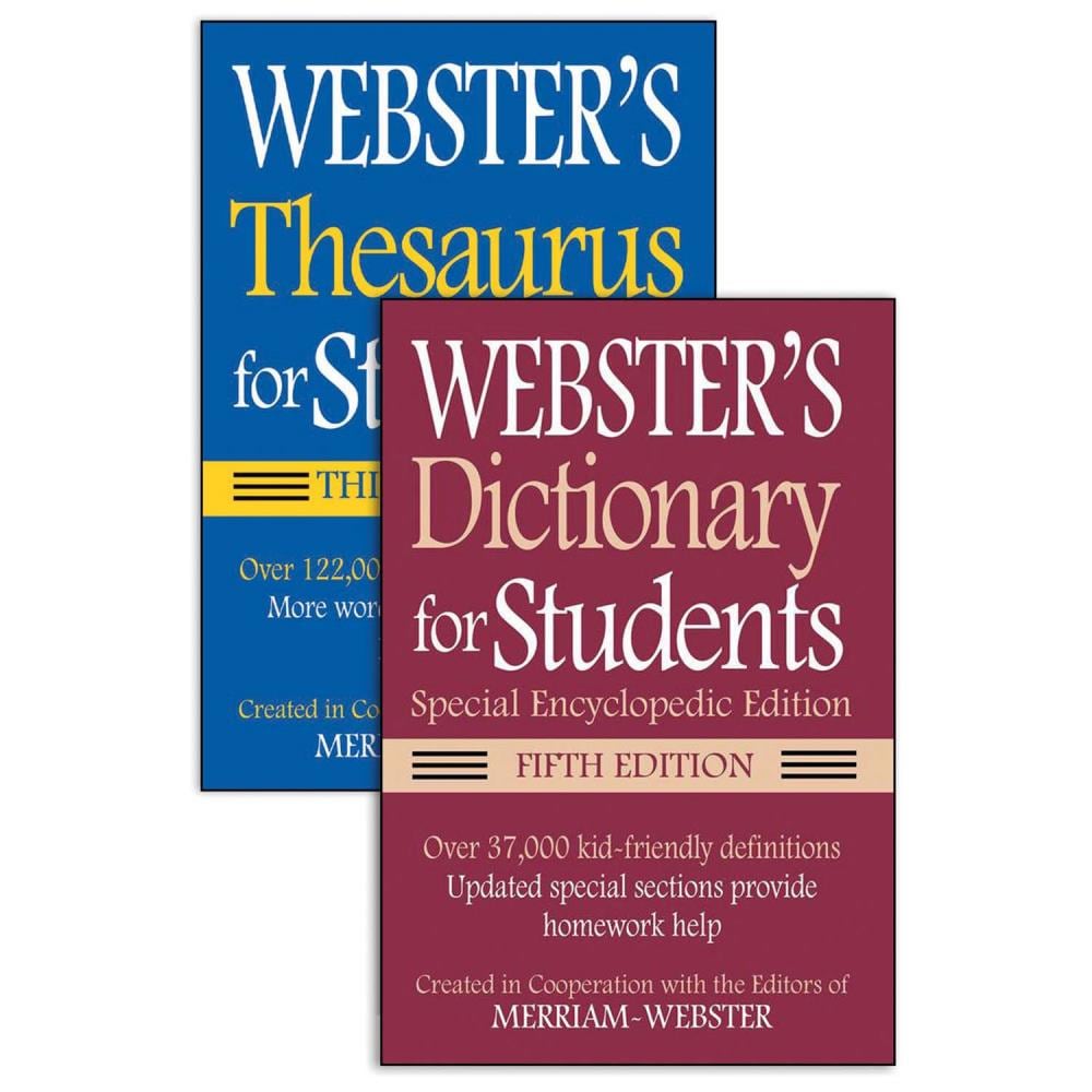 Merriam Webster For Students Dictionary Thesaurus Set Fifth Edition Pack Of 3 In The Books Department At Lowes Com