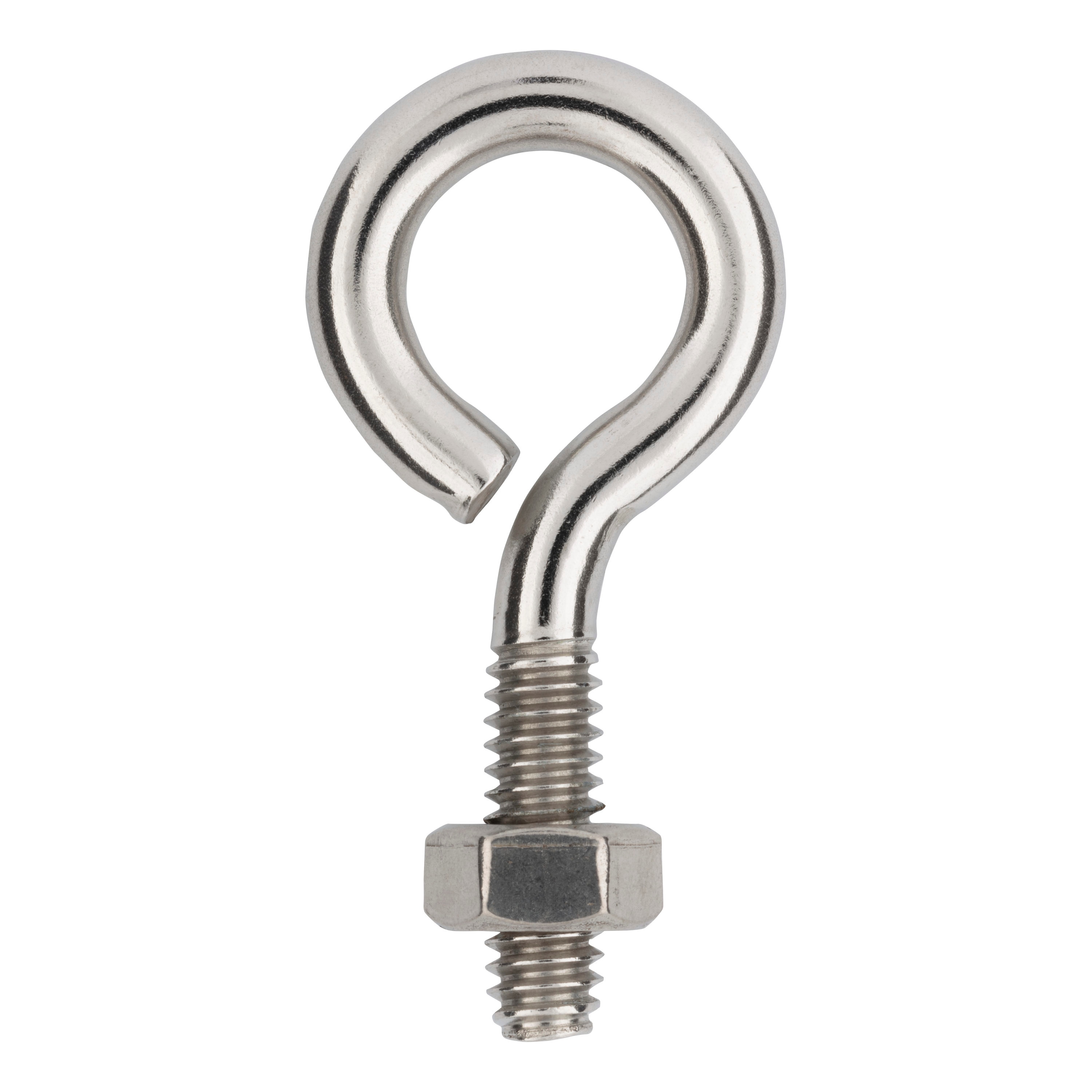 National Hardware N221-085 50 Pack 2160BC 1/4in Zinc Plated x 2in Eye Bolt