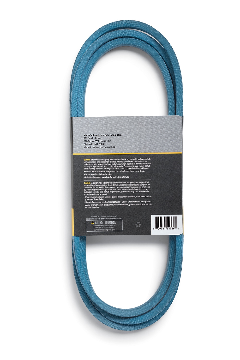1 Aramid D&D PowerDrive B1G6929 SUNBELT Outdoor Products Kevlar Replacement Belt