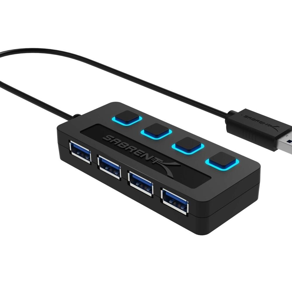 USB 2.0 Multi-Port Socket Four Ports Switch USB Hub Charging Charger/Stat Fq 