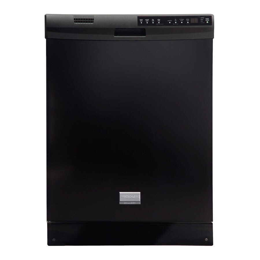 Frigidaire Gallery 54 Decibel Semi Hidden Covered Front 24 In Built In Dishwasher Black In The Built In Dishwashers Department At Lowes Com