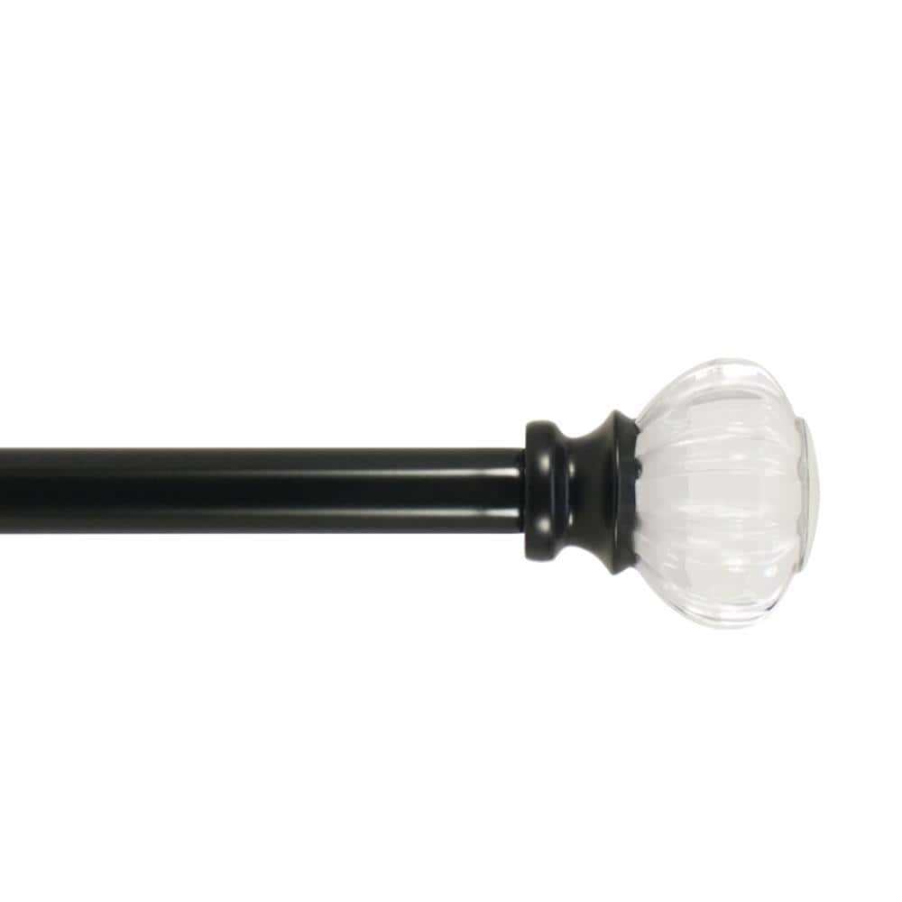 Style Selections Black Curtain Rods At Lowes