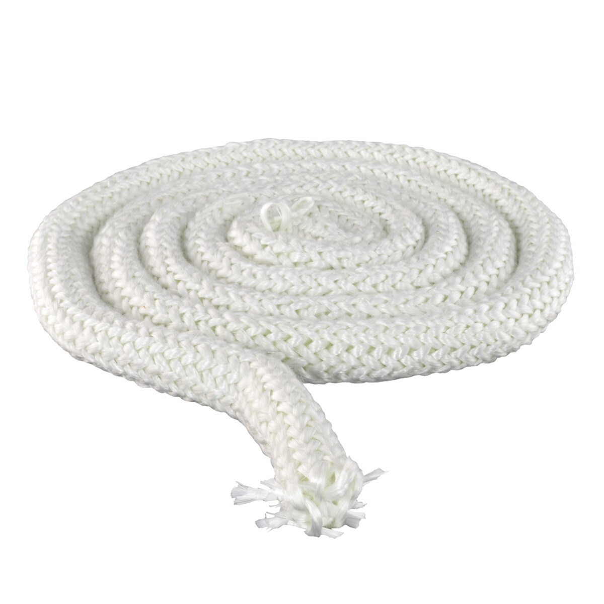 7/8" White Gasket rope 8 Feet Outdoor Stove Pellet wood Stove Furnace Cement . 