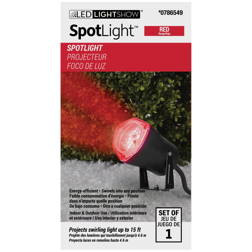 LED Light Show Spotlight Red By Gemmy 