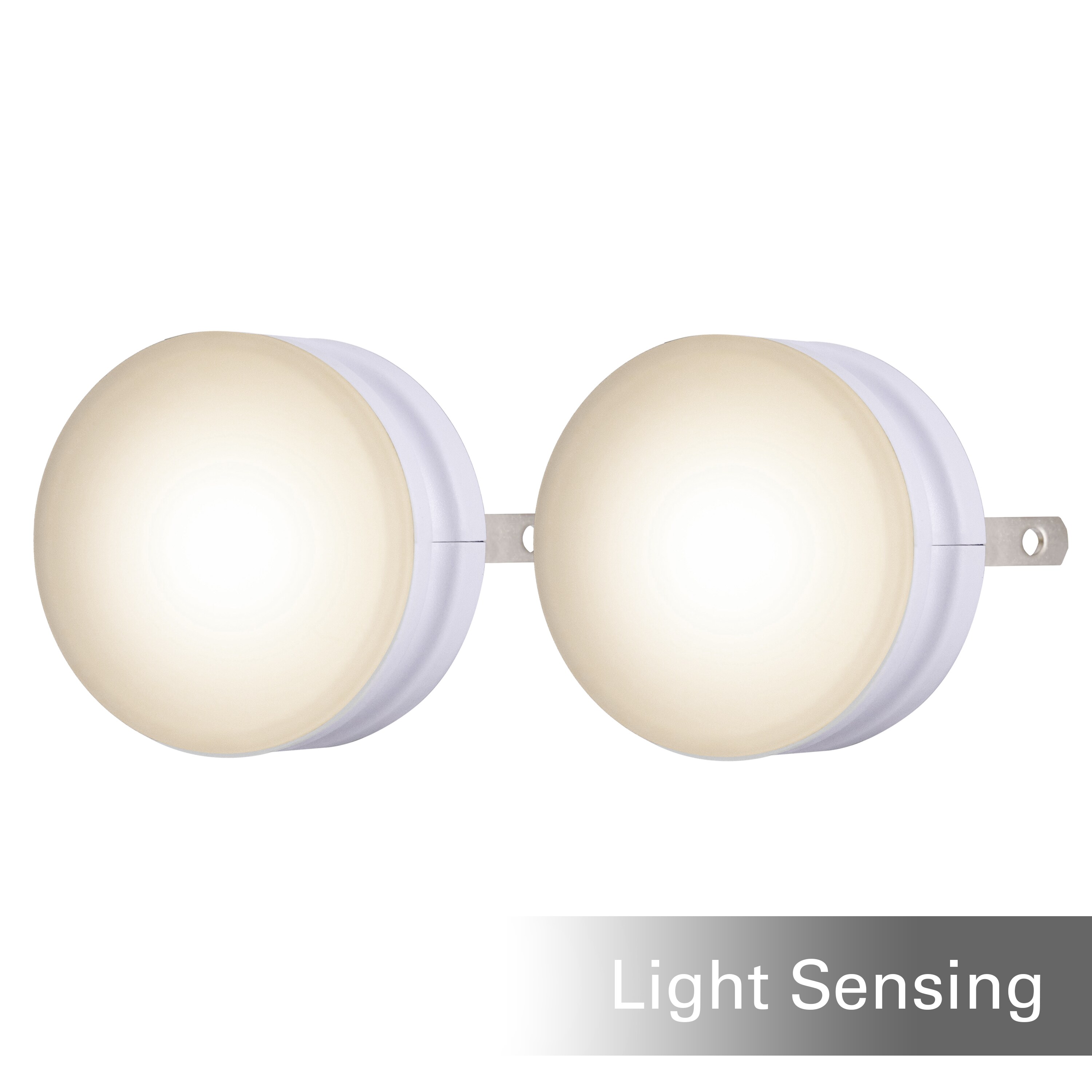 DEWENWILS 2 Pack Plug in LED Night Light Bright White Automatic Light Sensor ... 